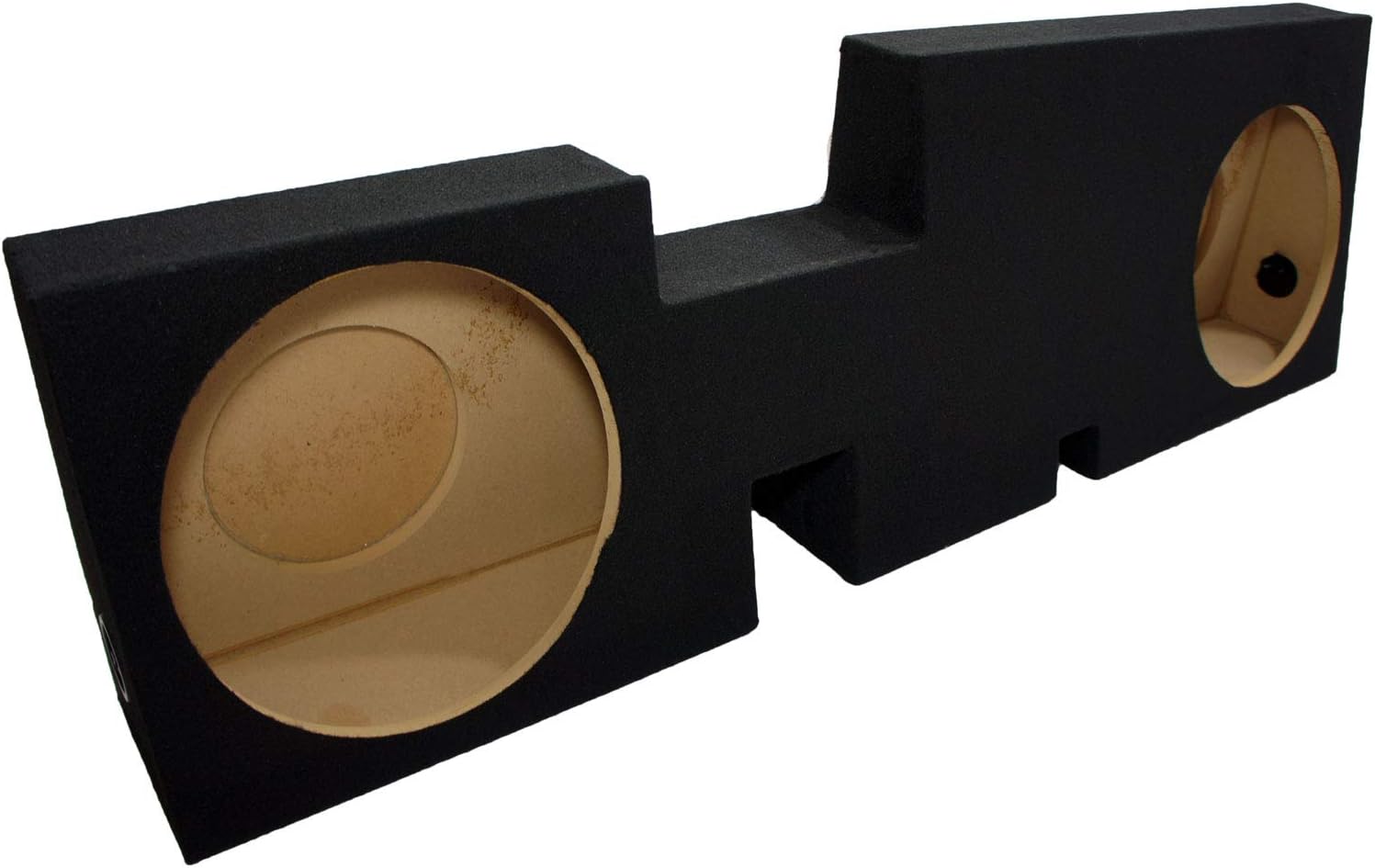 American Sound Connection ASC FTB2X12-250-350-17-1 Compatible with Ford F-350 Supercrew Crew Cab 2017-2025 Truck Dual 12" Sub Box Subwoofer Enclosure