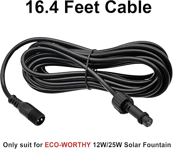 ECO-WORTHY Solar Fountain Water Pump Kit 13 W, 216 GPH Submersible Powered Pump and 13 Watt Solar Panel for Sun Powered Fountain, Fish Pond, Pond Aeration, Hydroponics, Garden Decoration, Aquaculture