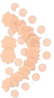 50 Pieces Nipple Cover Breast Covers Ultra-Thin, Disposable Bra Pad, Breast Pasties Self-Adhesive No Show Bra