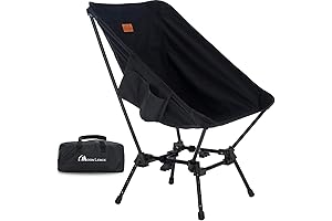 MOON LENCE Bungee Chair for Adults Up to 300lbs, Portable Camping Chair...