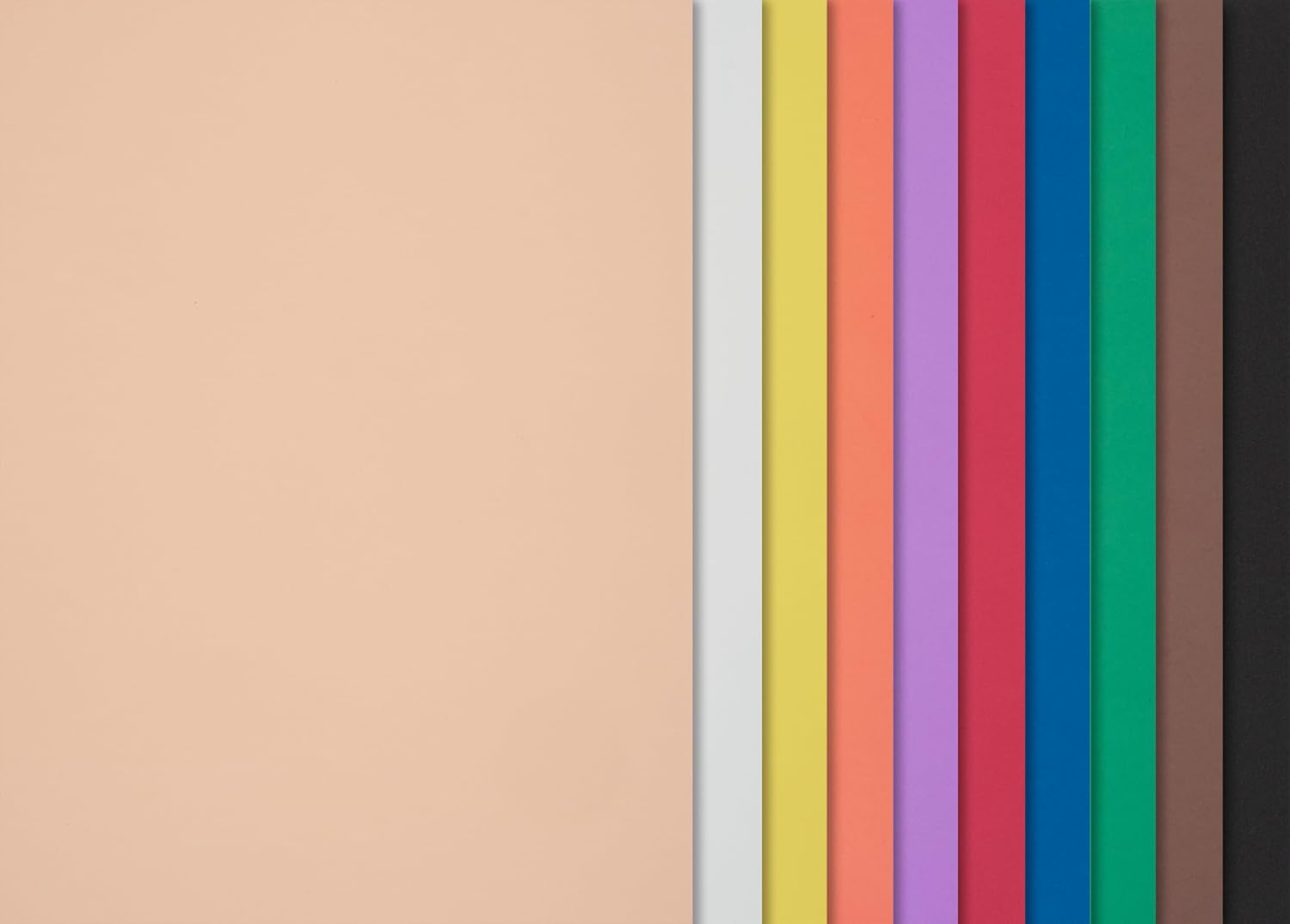 Foam Rubber Sheets Assortment, 40 x 30 cm, Pack of 10, 3 mm