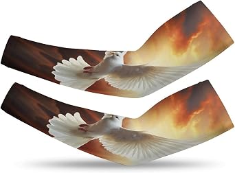 Dove Sun Art UV Sun Protection Arm Sleeves for Men Women UPF 50 Cooling Sleeve for Golf, Cycling