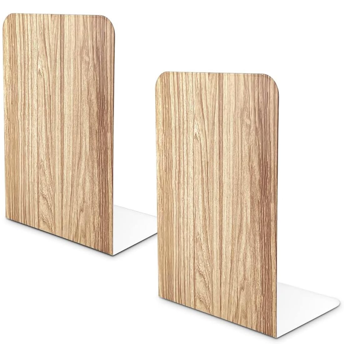 DIFIT Sujetalibros, Sujeta Libros Estanteria, Metal Sujeta Libros, Multifuncional Sujetalibros Estanteria, 1 Pares Apoyalibros, Antideslizante Sujetalibros, Soporte Libros Estanteria, 10x13x20 cm