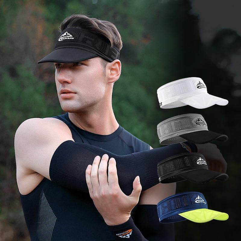 Image of Sport Sun Visor Hats for Men Women Headsweats Sunvisor Cap for Men Women Sun Visors for Running, Golf, Tennis, Softball