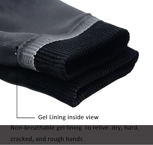 Miniatura 2 de Guantes de gel hidratante para aliviar el eccema y las manos secas, ásperas y agrietadas, forro de gel termoplástico con aceites esenciales y