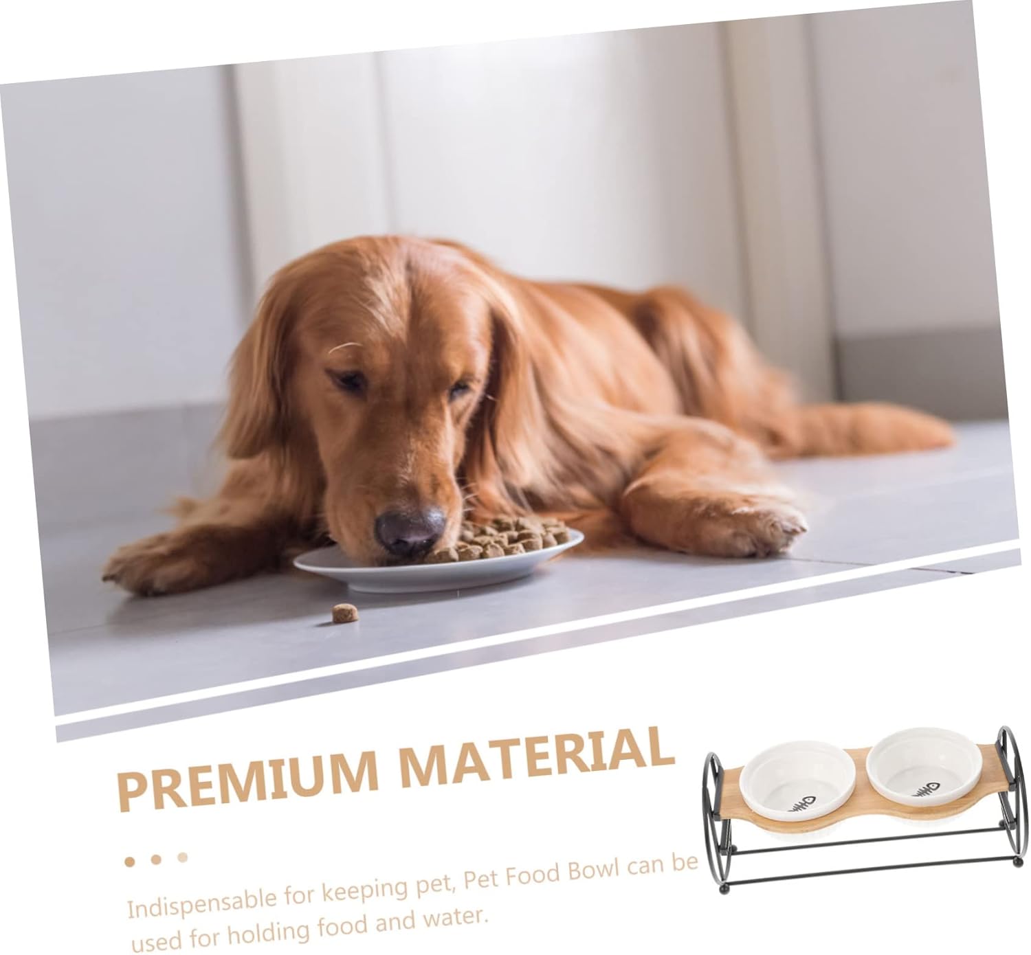 1set Tilted Ceramic Cat Bowl Elevated Stand Feeding Station for Cats and Kittens Comfortable Drinking and Eating Stylish Indoor Pet Supplies