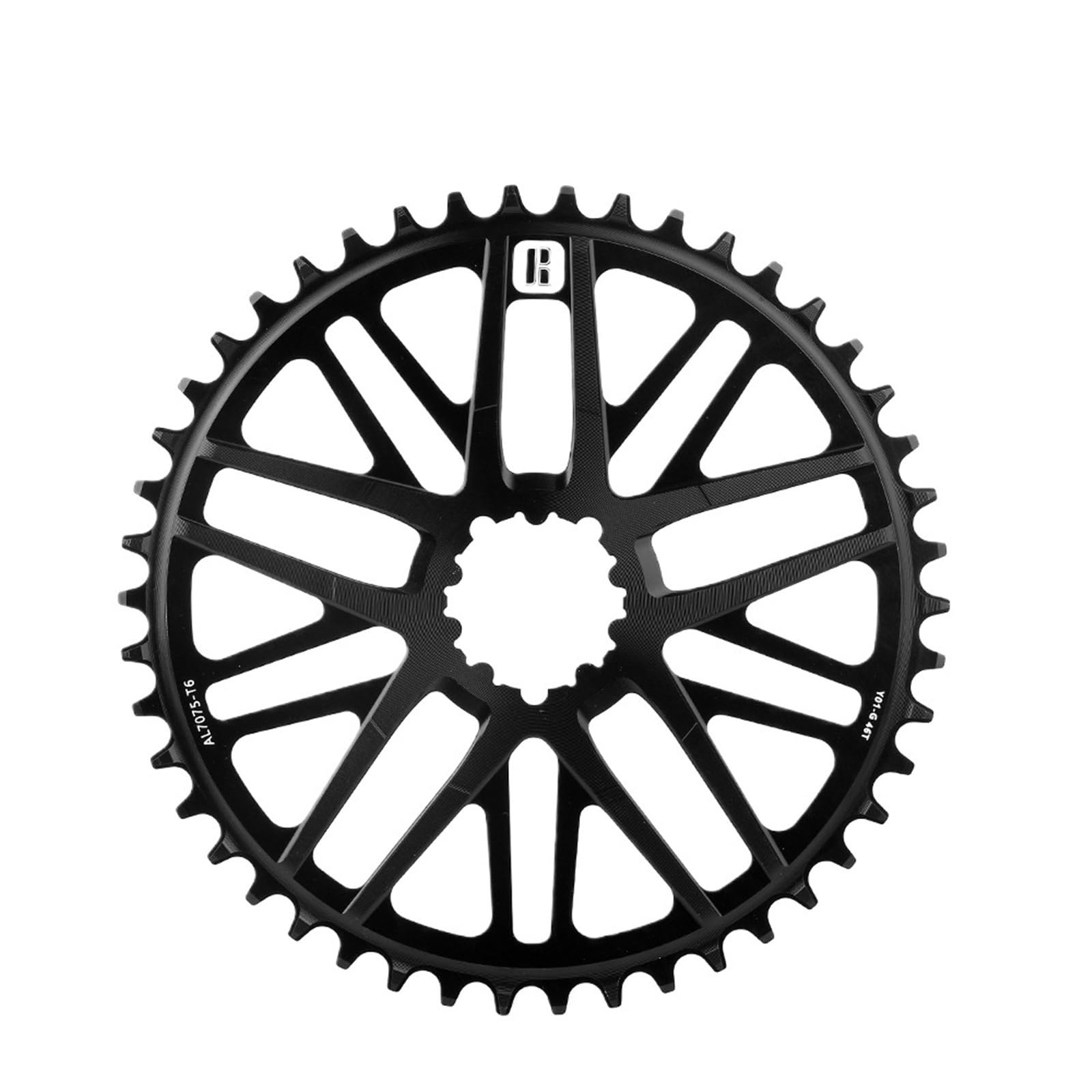 Compatible avec Le pédalier de vélo de Route en Fibre de Carbone RIRO 11/12 Vitesses, Fixation directe 170 mm, Plateaux et manivelles 50-34T, 53-39T et 46-52T / 725 (monodisque 46T)
