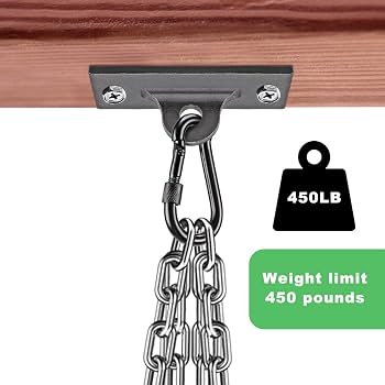 Heavy Duty Wall Mount Punching Bag Hanger - Adjustable 800 LB Capacity For Home Gym