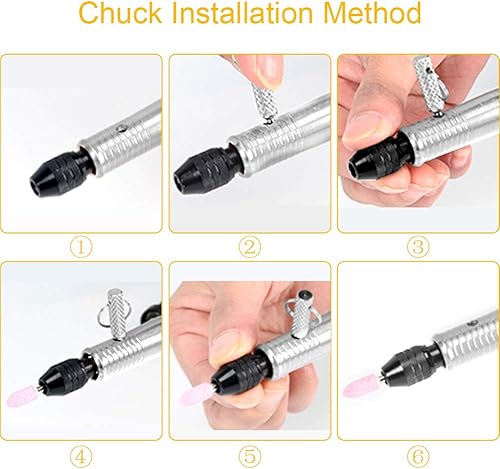 Miniatura 6 de Baowox Accesorio adaptador de eje flexible, portabrocas de extensión de taladro flexible de 18 pies y herramienta de amoladora giratoria compatible