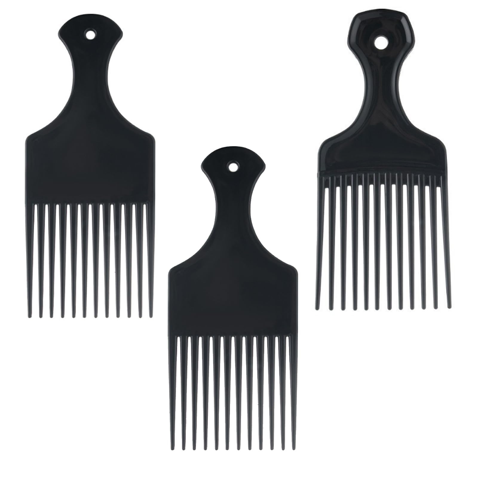 GVSS Pettine Afro capelli crespi 17 cm per districare capelli ricci