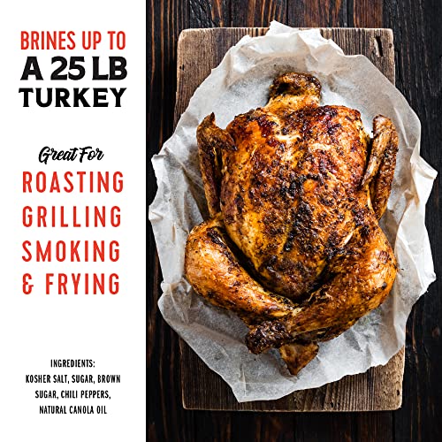 Fire & Flavor Sweet Heat Turkey Brine Kit - Seasonings for Roasting, Grilling, Smoking, and Frying Turkeys - Includes Brining Bag - Thumbnail 4