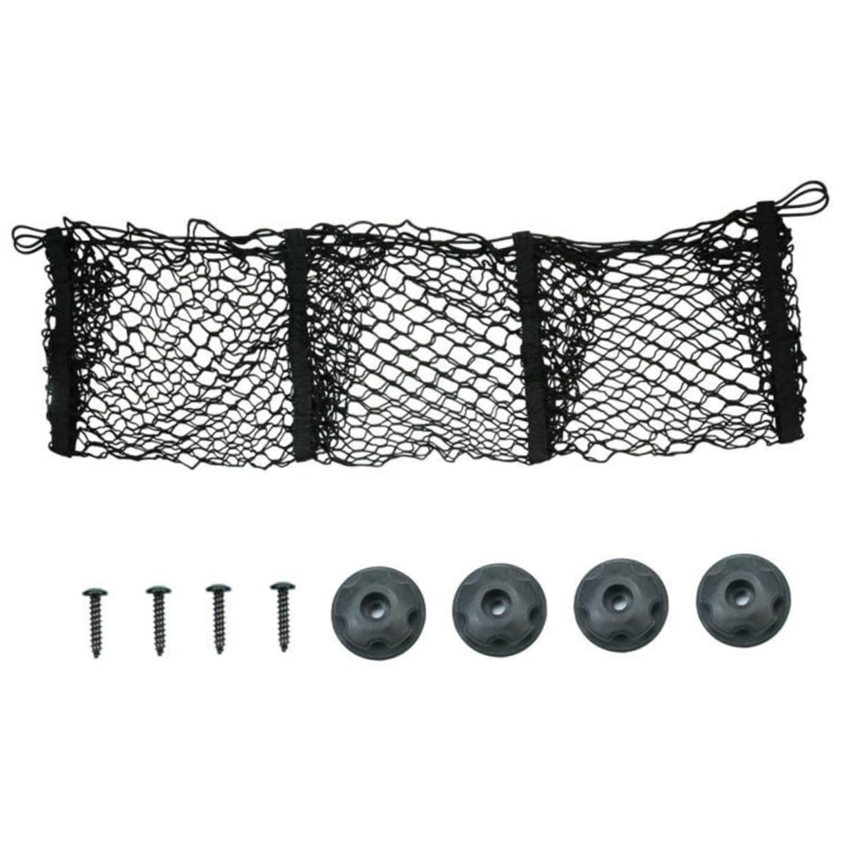 Organisateur de coffre de maille élastique pour stopper les objets qui glissent dans le trunk