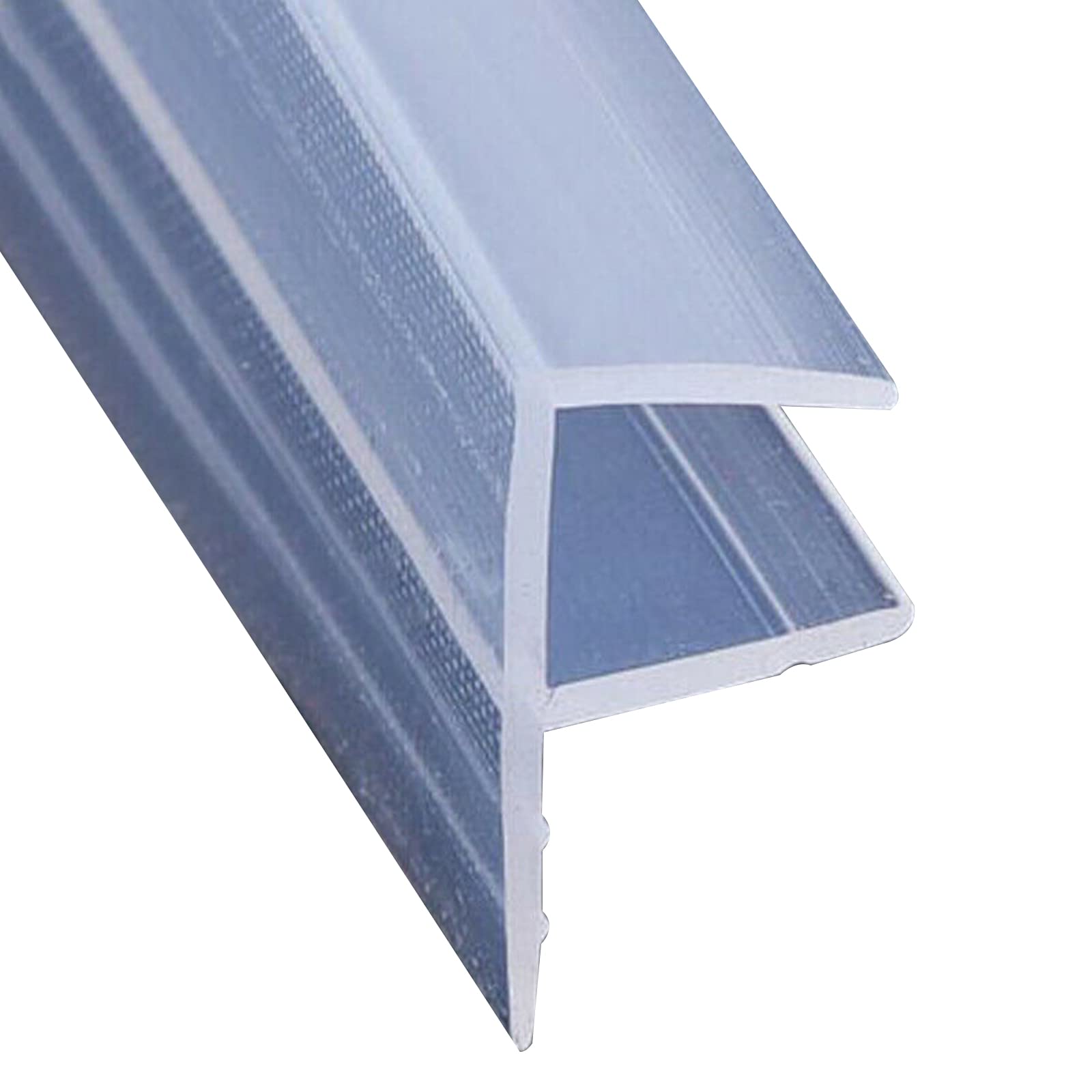 jackfru Doucheafdichting 200 cm, afdichting voor 6 mm glazen deur, douchewand, pvc-reserveafdichting voor douche, waterafstotende doucheafdichting of douchecabineafdichting (U-vormig, 8 mm