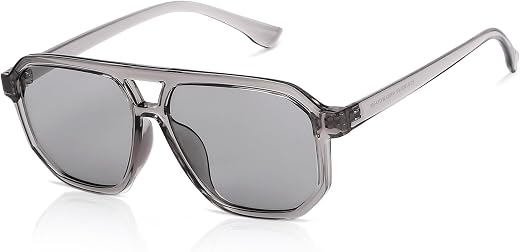 Vincent Chase By Lenskart | Full Rim Hexagonal | 100% UV Protected | Men &amp; Women | Large | VC S13833