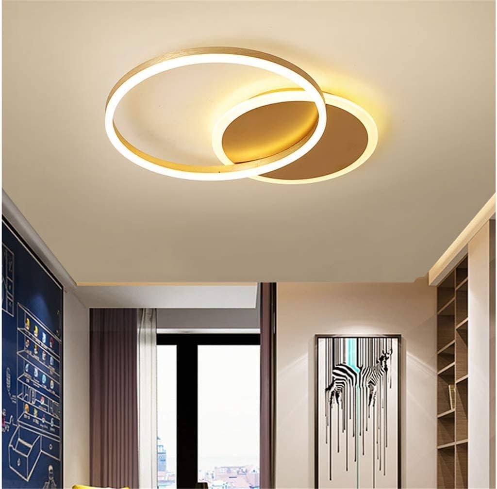 Plafoniera A LED Lampada Da Soggiorno Design Anello Lampada Da Soffitto Metallo Con Telecomando Plafoniera In Acrilico Dimmerabile Lampada Da Camera Bambini Camera Letto Luci Lampadario ( Color : Marr