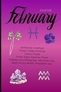 Notebook Journal with February Cover: for work or personal use for everything you need to write down
