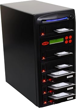 Systor 15 HDD/SSD Hard Drive Duplicator - 18GB/Min - Standalone Copier & Eraser/Sanitizer for Multiple SATA 3.5 Disks - Copy Speeds of up to 300MB/Sec