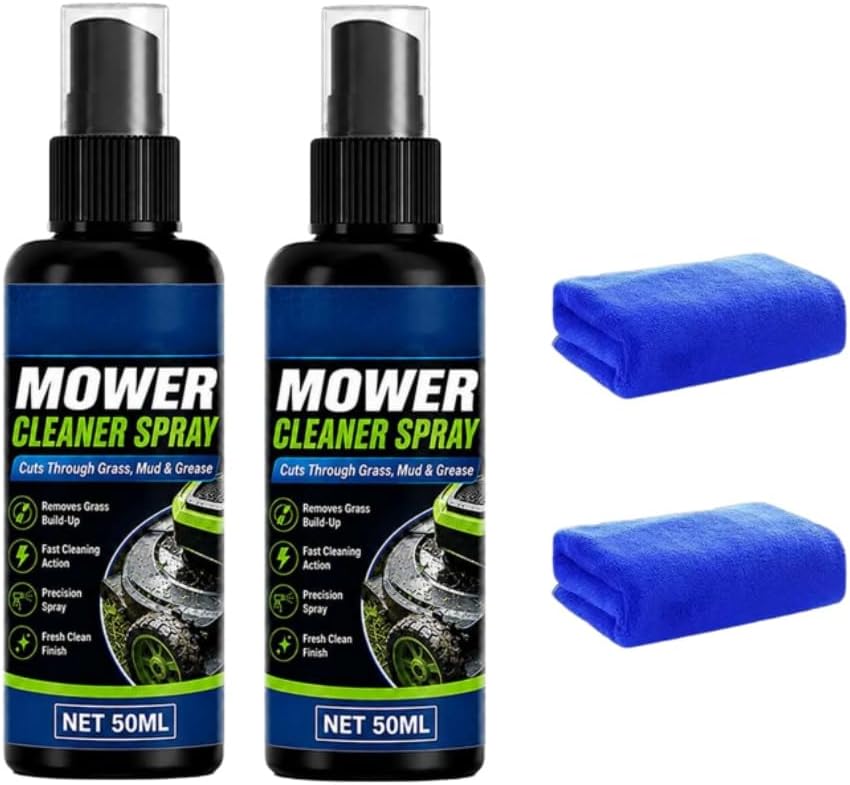 Heavy Duty Mower Cleaner Degreaser,Lawn Mower Cleaner Spray (50ml 2set)
