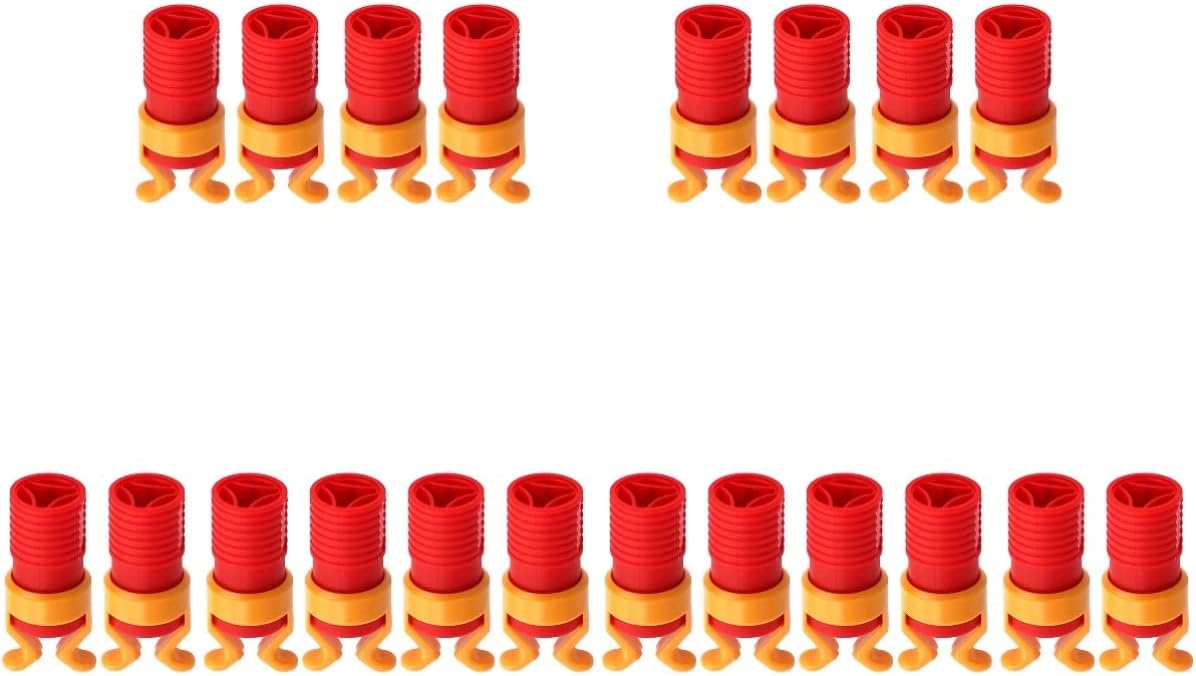 TEHAUX 20pcs Abs Screw Holder Clamp Set Lightweight Screw Gripper Tool for Woodworking Compatible Electric Manual Screwdrivers Improve Safety Efficiency