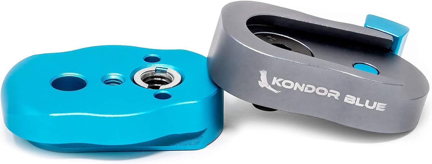 Best KONDOR BLUE Mini Quick Release Plate for Camera Tripod, Gimbal, Video Monitor, Magic Arm, Flash Bracket, Stabilizer | Camera Quick Release Anti-Twist Arri 3/8 Mount and 1/4 Threads (Space Gray) Discount 90% KONDOR BLUE Mini Quick Release Plate for Camera Tripod, Gimbal, Video Monitor, Magic Arm, Flash Bracket, Stabilizer | Camera Quick Release Anti-Twist Arri 3/8 Mount and 1/4 Threads (Space Gray)