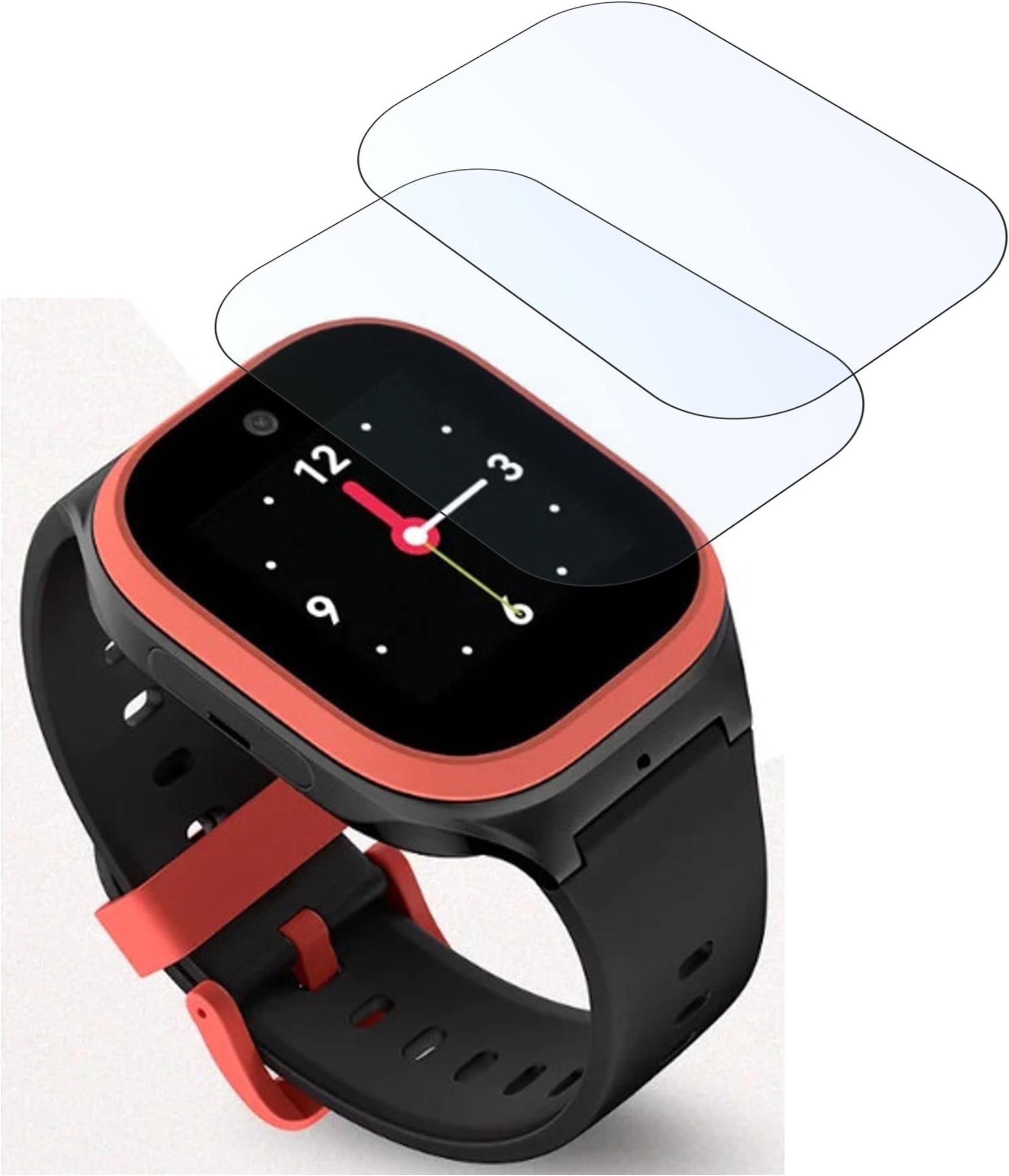 DVTECH� (Pack of 02 Protective Ultra Clear Unbreakable Smartwatch Screen Protector for Noise Scout Kids Smartwatch (Not a Tempered glass)