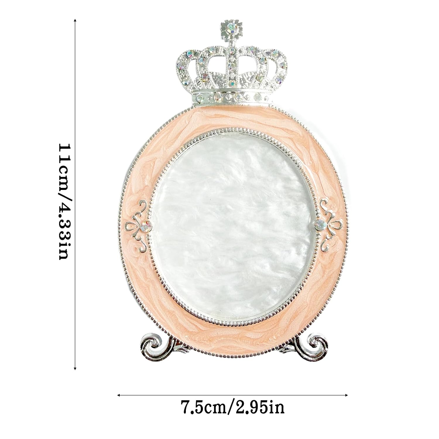 Nail Art Palette, Nail Art Professional Non-Stain Mixing Tray Alloy-Resin Swatch, Display for Nail Technicians and DIY Manicure