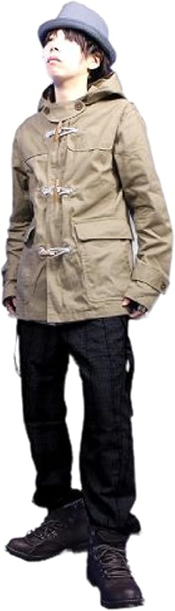 Amazon ダッフルコート メンズ コート 3カラー 赤 キャメル 緑 ダッフルコート Camel ベージュ Mサイズ コート ジャケット 通販