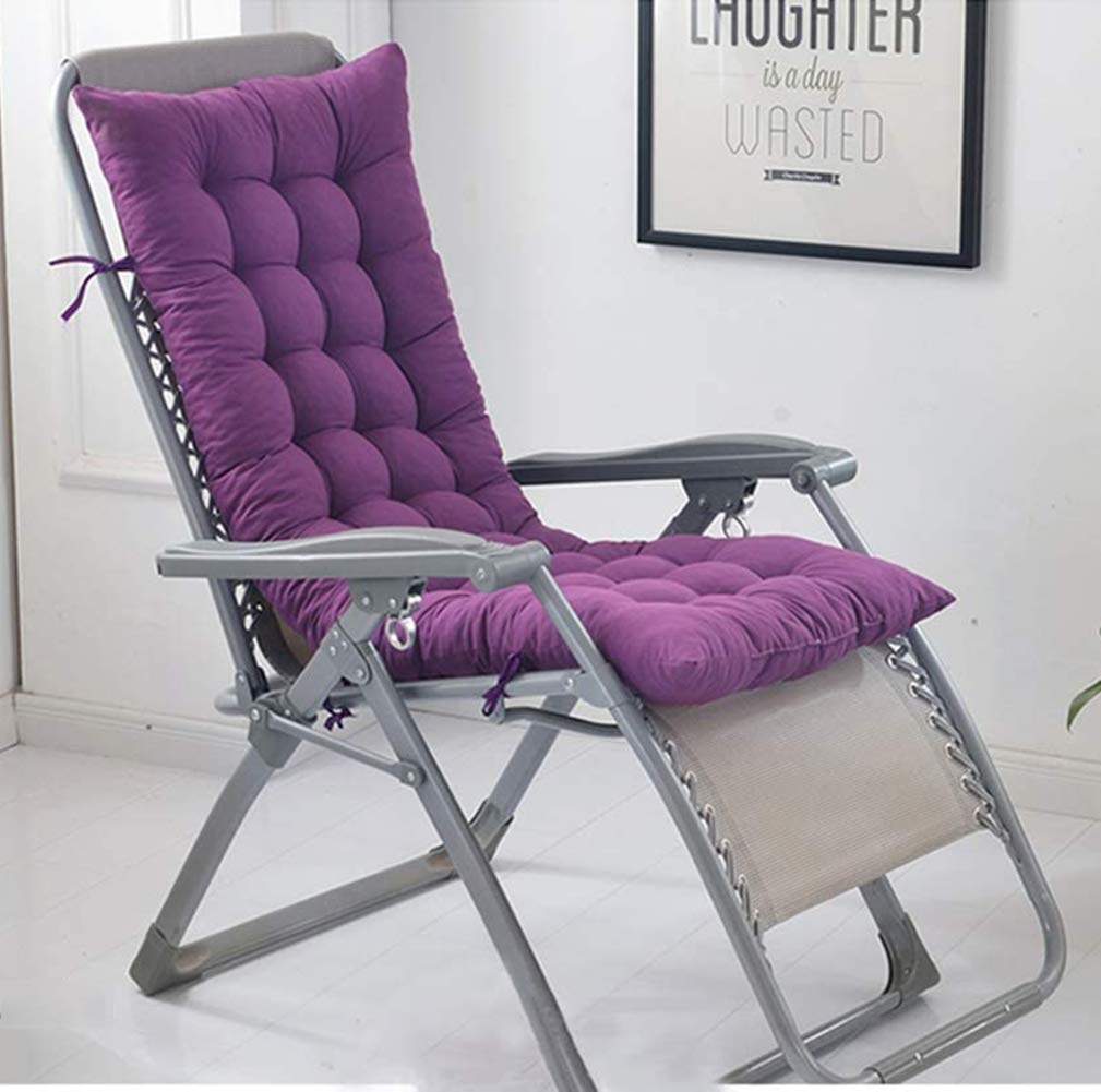Tapis de coussin de chaise longue rembourré pour fauteuil inclinable de jardin
