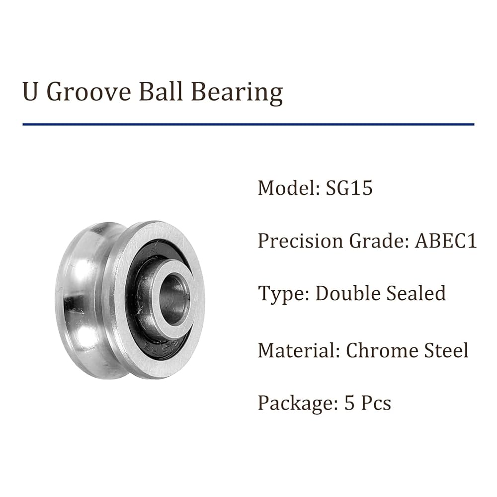 Roulements à Billes Lot De 2 R8ZZ Othmro - 12,7x28,5x7,9 Mm Double Blindage Acier Chrome Roulement Gorge Profonde