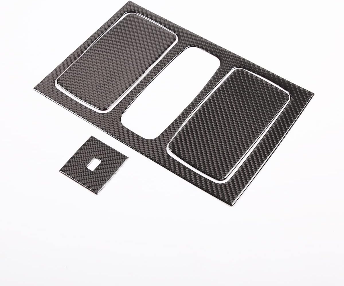 for Toyota Tacoma 2011 2012 2013 2014 2015 Real Carbon Fiber Car Front Row Reading Light Sticker Decorative Panel Cover Protection Car Interior Accessories