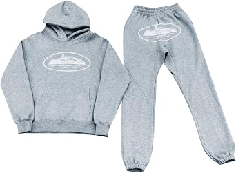 NQyIOS Tracksuit Mens Full Set Tracksuits Y2K Jogging Suit London Sweatsuit 2 Piece Autumn Light Tracksuit Sports Suit Unisex Jogging Suit Set with Hoodie and Sweatpants