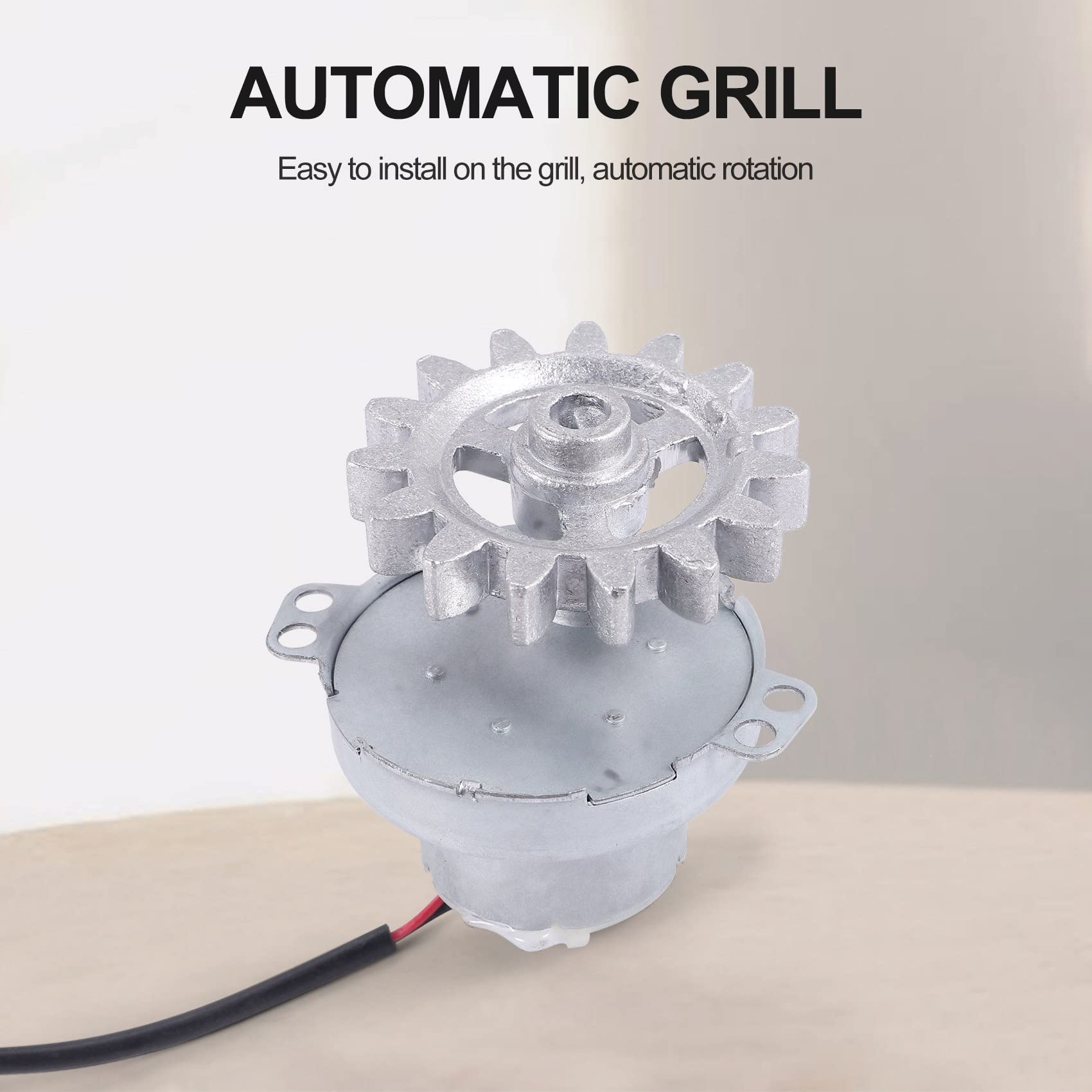 Attrezzi Automatici per Girarrosto Grill in Metallo Ingranaggio per Telaio Rotante per Barbecue con Motore per USB Set di Attrezzi per Telaio Rotante Automatico Fai-da-Te