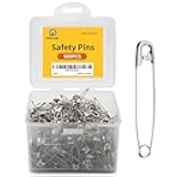 500Pcs Assorted, 1.5 Inch Rust-Resistant Steel Wire Silver Sewing Pins, Large for Clothes Crafts Use