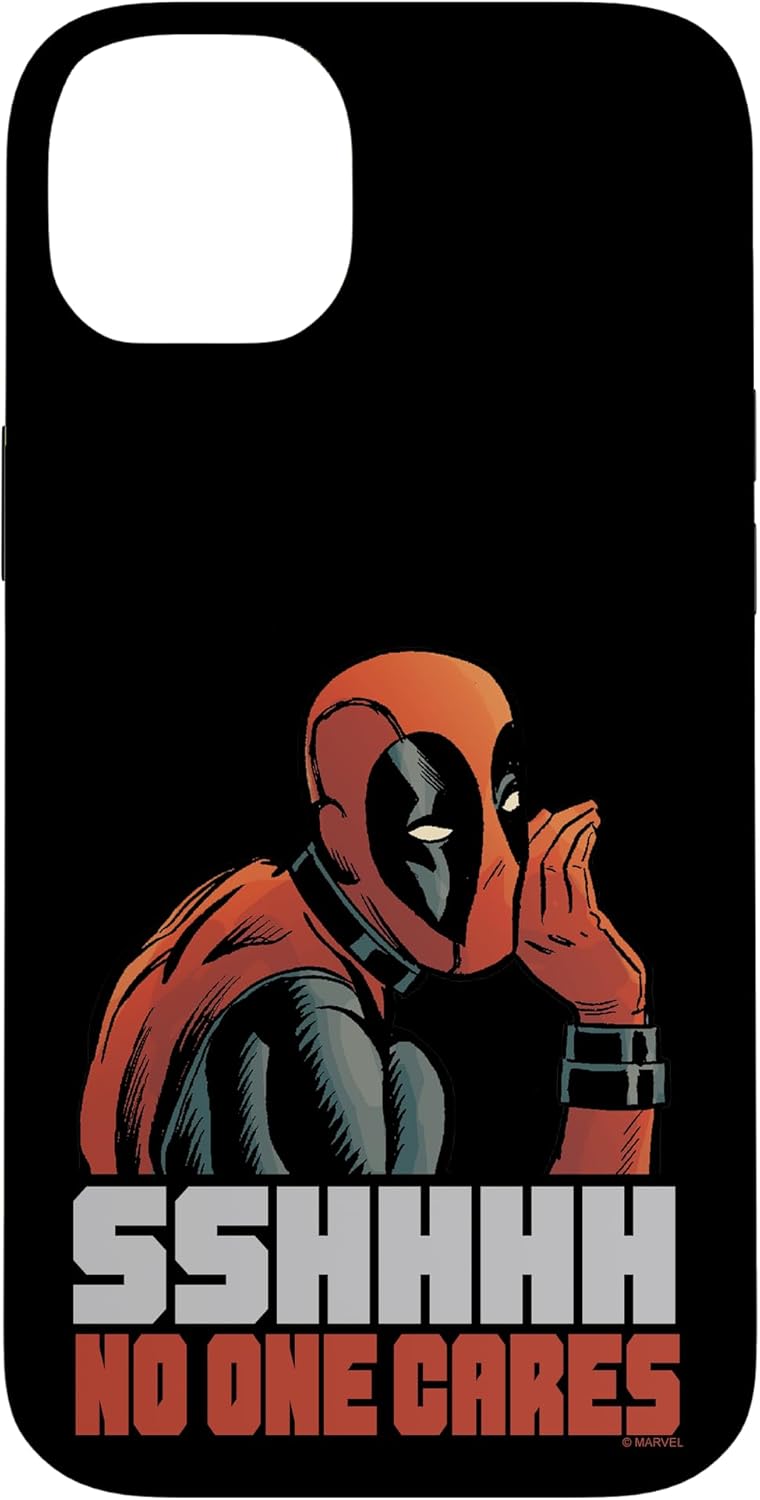 Marvel Deadpool Sshhhh No One Cares Case for iPhone 14 Plus