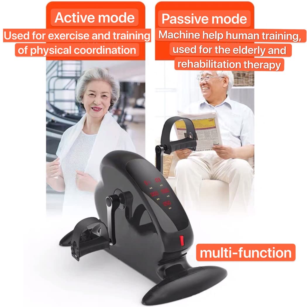 Sprzęt do ćwiczeń dla starszych ramion i nóg, mini elektryczny rower eliptyczny pod biurkiem Maine sprzęt rehabilitacyjny Peddler Maine z monitorem LCD