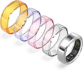 5 Pack TPU Clear Protective Cover for RingConn Gen 3/Gen 2，Multicolor-10#