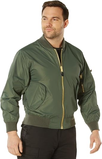 Rothco Lightweight Enhanced Nylon MA-1 Flight Jacket