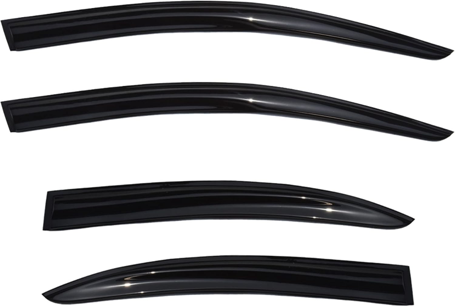 4Pc Vent Window Visors Rain Guard Replacement for Lancer 2008 2009 2010 2011 2012 2013 2014 2015 2016 2017