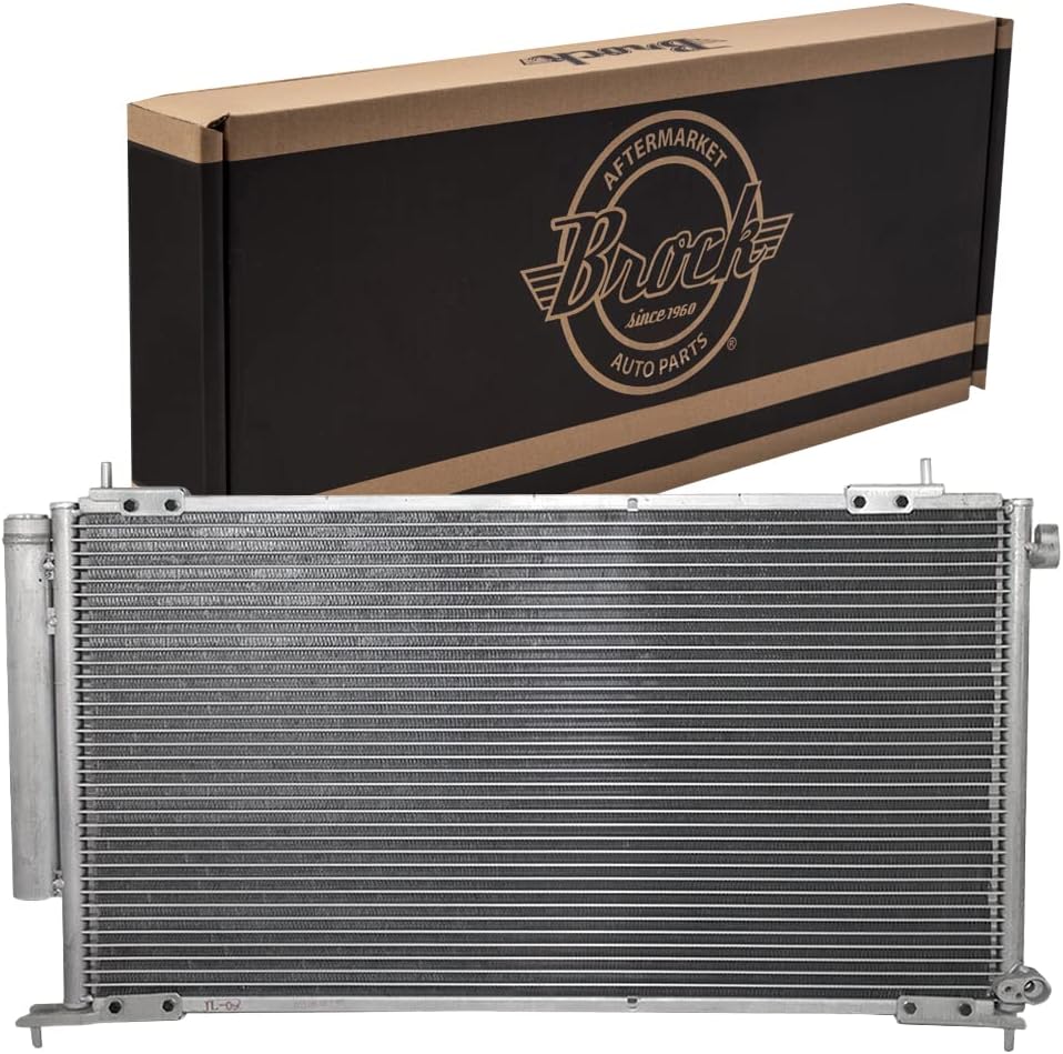 Brock Replacement A/C Condenser Cooling Assembly Compatible with 2002-2006 CR-V 80110-SCV-A91 80110-S9A-013