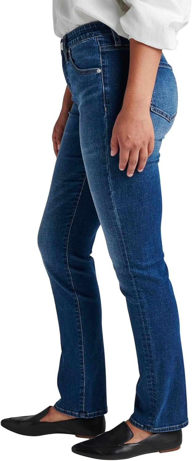 Jag Jeans Womens Ruby Mid Rise Straight Leg Jeans - Image 4