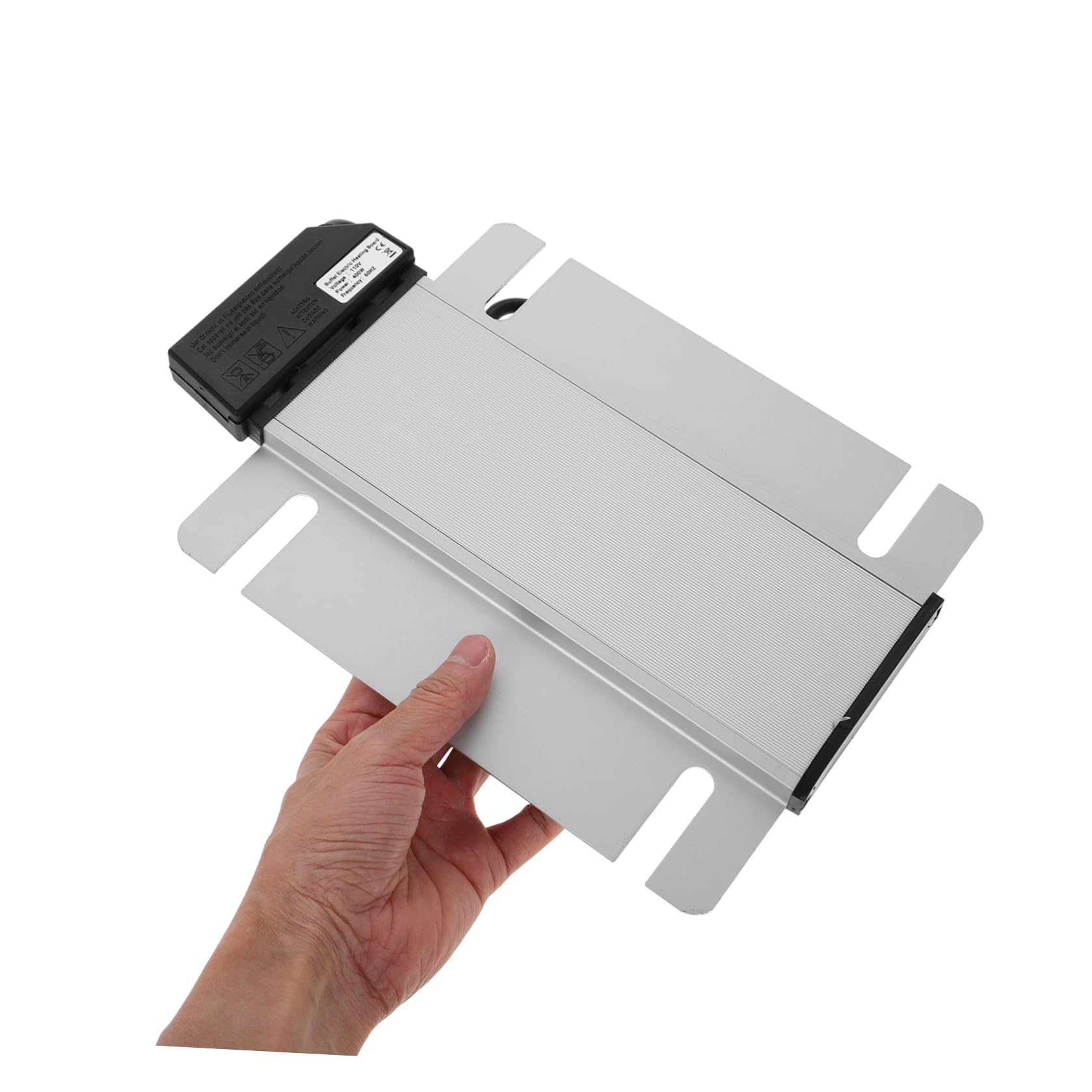 OUNONA Chafing Dish électrique rectangulaire en Acier Inoxydable avec Fonction de réchauffement, Plaque chauffante pour Buffet, Parfait pour dîners et Cuisine