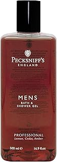 Pecksniff's Men's Luxurious Moisturizing Bath & Shower Gel | Professional Scent, Chypre Scented with Sparkling Citrus, Bergamot, Lemon & Mandarin | Mens Shower Gel | 500ml