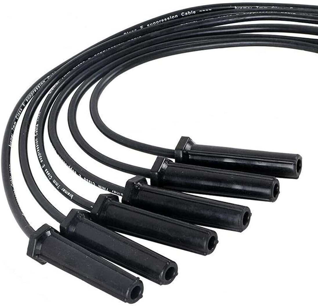 Ignition Spark Plug Wires 7mm (6PC Set) for 2006-2010 Chevy Impala for 2006-2008 Malibu for 2006-2007 Monte Carlo for 2006-2008 Uplander for 2006-2010 Pontiac G6 V6 Models