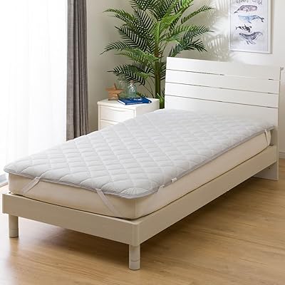 ニトリ(NITORI) 両面使える ゴムバンド付き 敷パッド セミダブル Nクール SD GY S2401 グレー 7567007