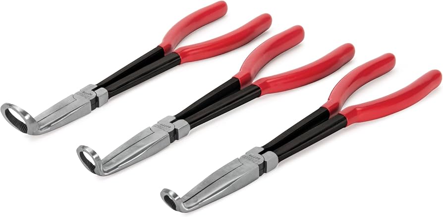 Amazon.com: Titan 60776 3-Piece Long Nose Hose Grip Pliers Set