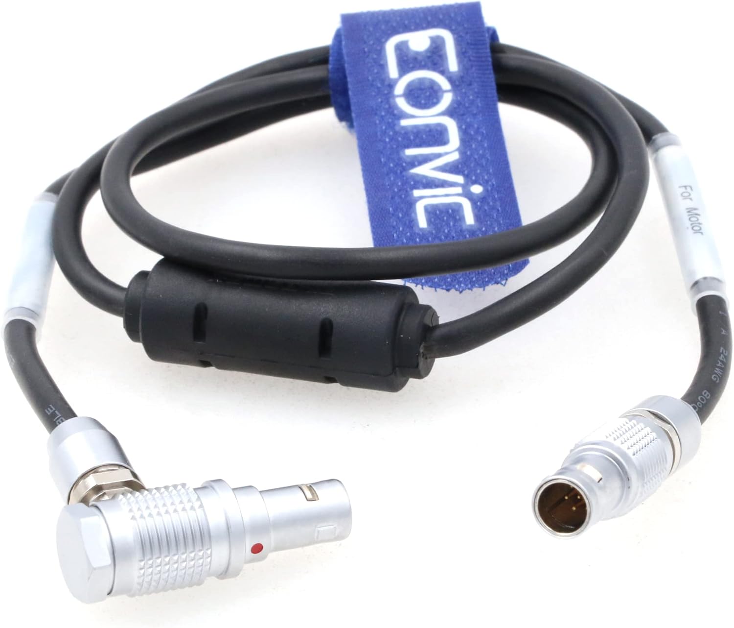 Eonvic Right Angle EXT 9 Pin to 7pin Nucleus-M Run/Stop Cable for RED Digital Cinema Komodo Camera