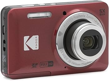 Kodak (コダック) PIXPRO FZ55RD2A レッド [ Amazon | Kodak PIXPRO FZ55 デジタルカメラ(レッド) + 32GB メモリー