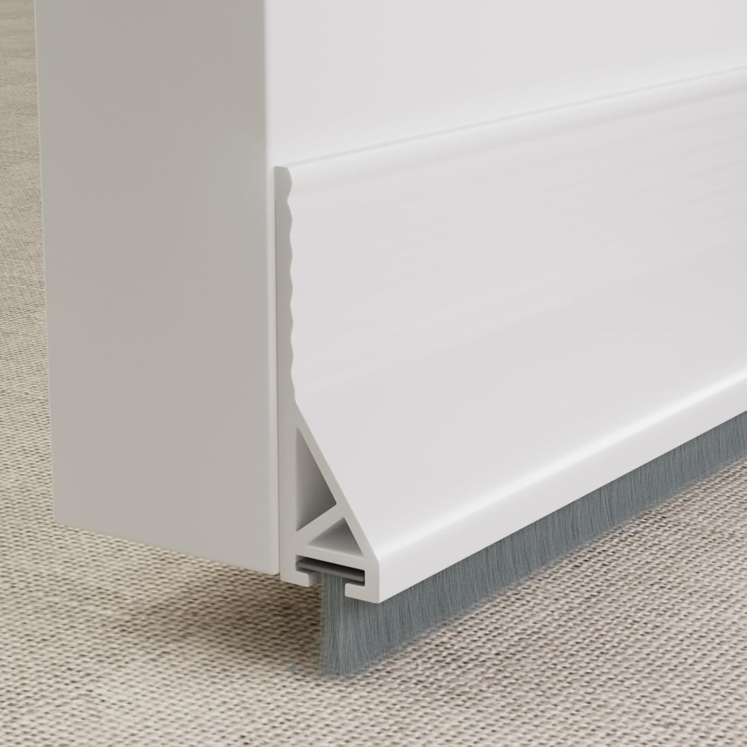 KNEELISA 39”X 1 Pack Door Sweep Brush Bottom Exterior & Interior,Silicone