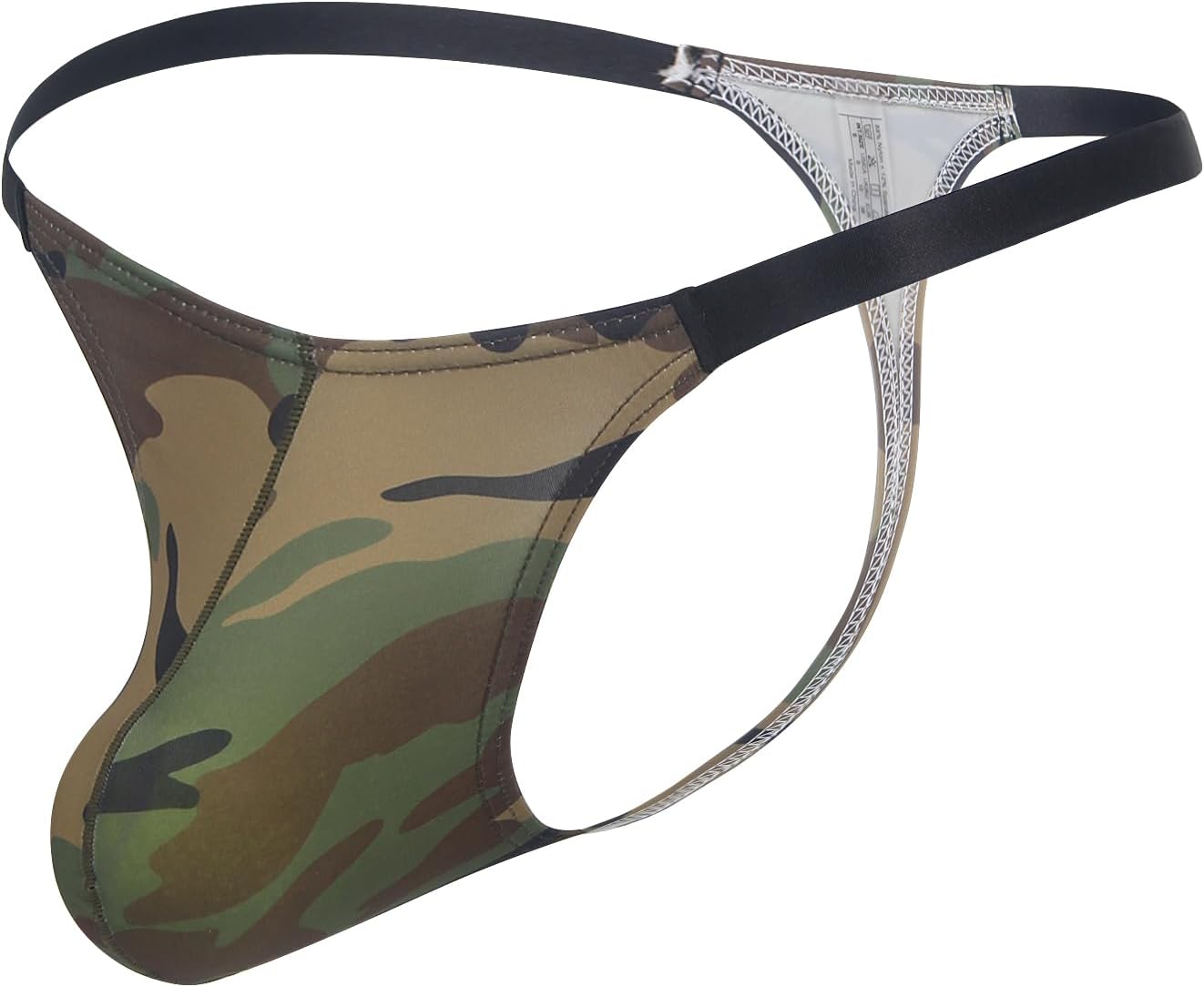ohyeahlady Mens Sexy Thong Underwear G-String Briefs Leopard Print Low Rise Sexy Hot Shorts for Mens Soft T-Back Thong - Image 3