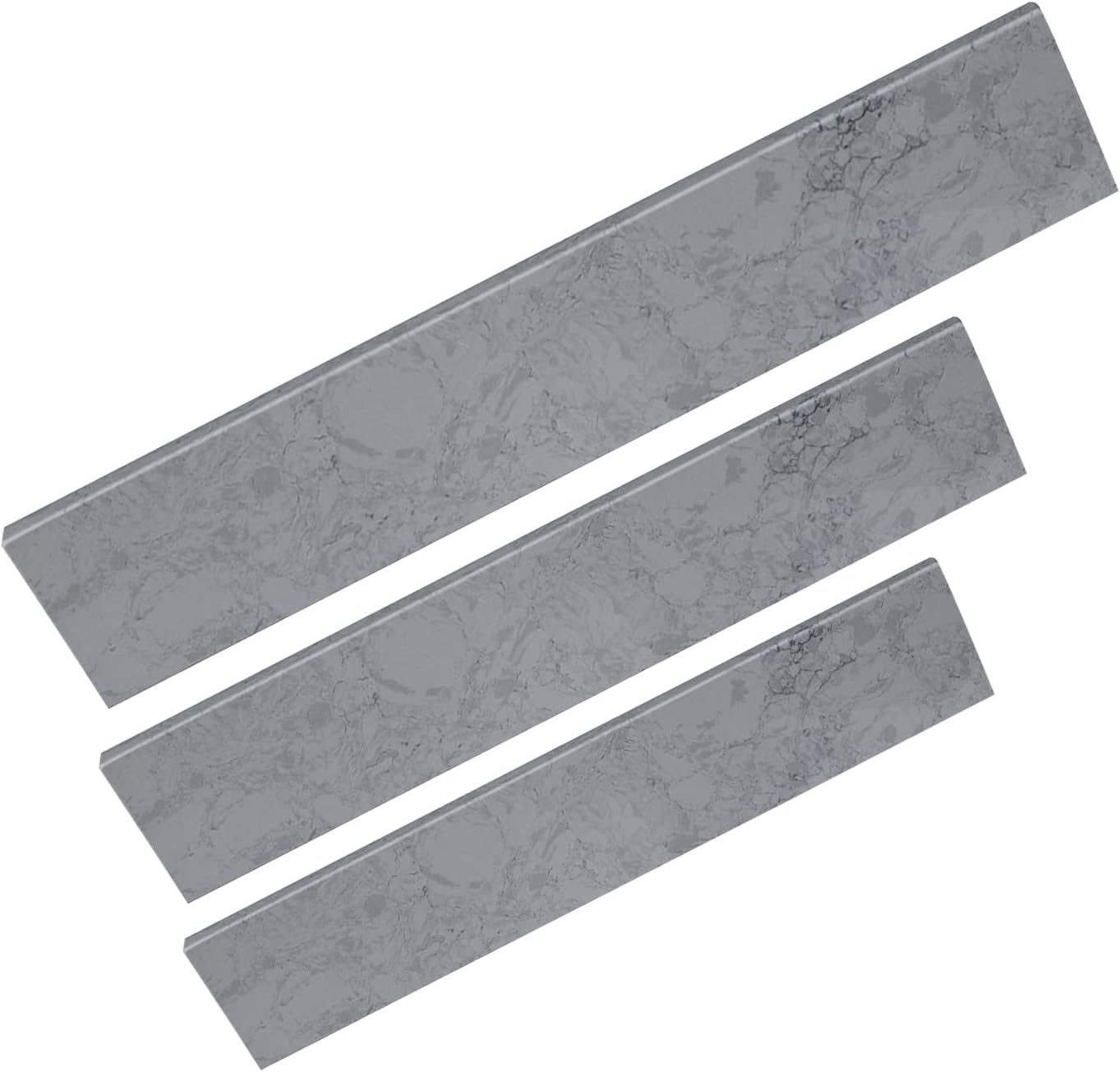 Carrara Grey Engineered Stone Backsplash for Bathroom Vanity Sink Top